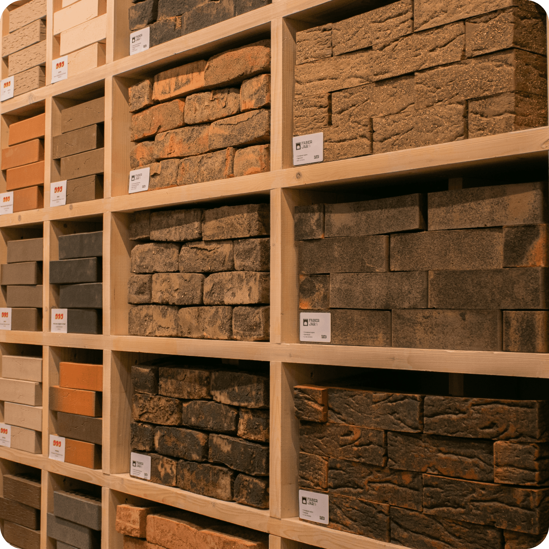 Klavka Group logo on brick wall