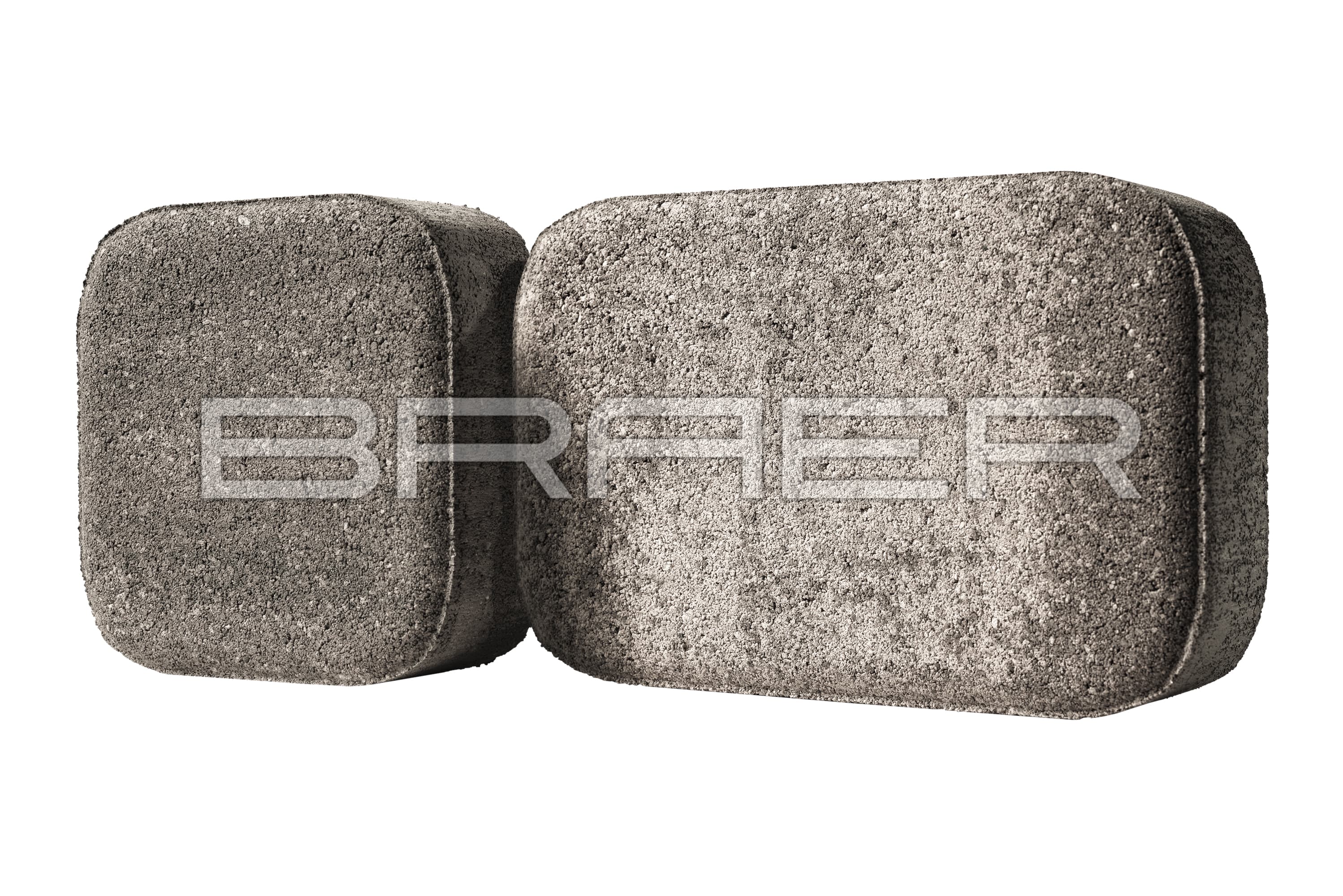 Плитка тротуарная Braer Классико Дуо Color Mix Туман, h=40 мм - Image 3