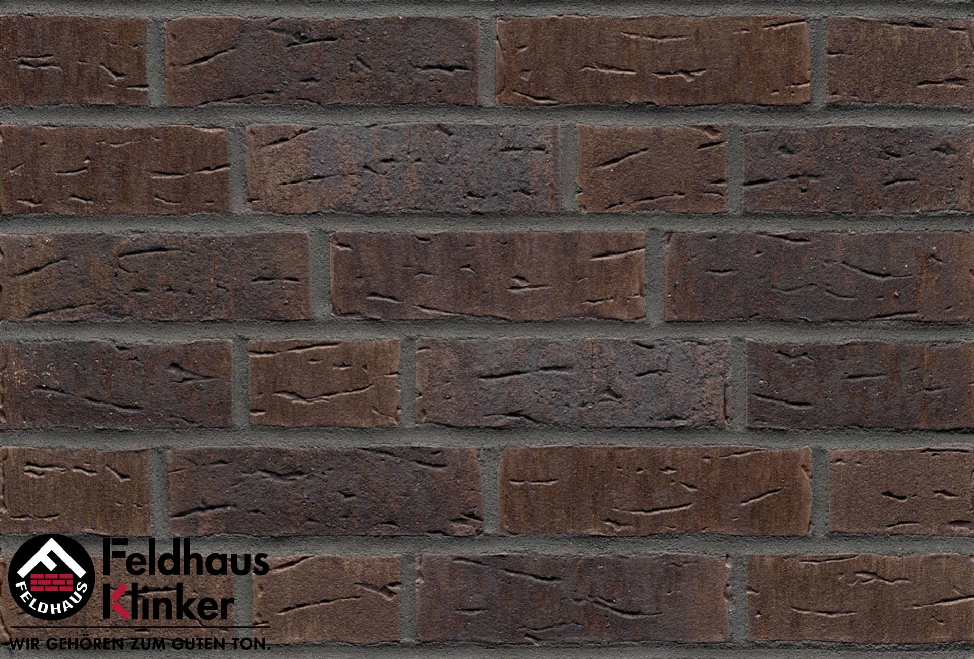 Плитка фасадная клинкерная Feldhaus Klinker R669NF14 sintra geo nelino, 240*71*14 мм - Image 1
