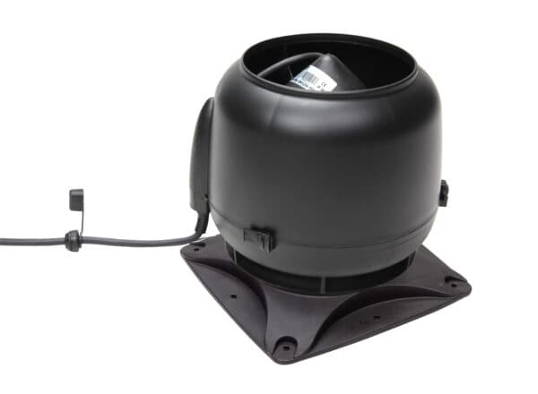 Вентилятор Vilpe E120S + основание 250*250, черный - Image 1