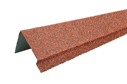 Наличник оконный металлический ТЕХНОНИКОЛЬ HAUBERK LUX, Красный - Image 1