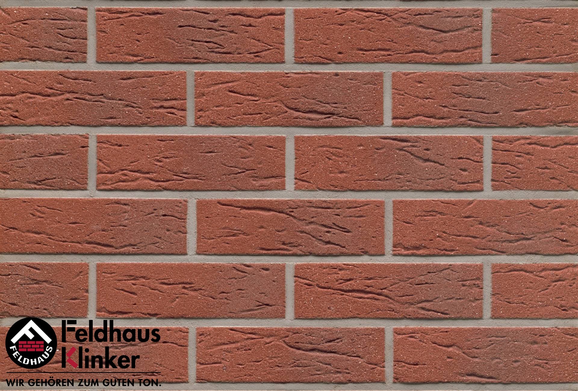 Плитка фасадная клинкерная Feldhaus Klinker R335NF9 carmesi antic mana, 240*71*9 мм - Image 1