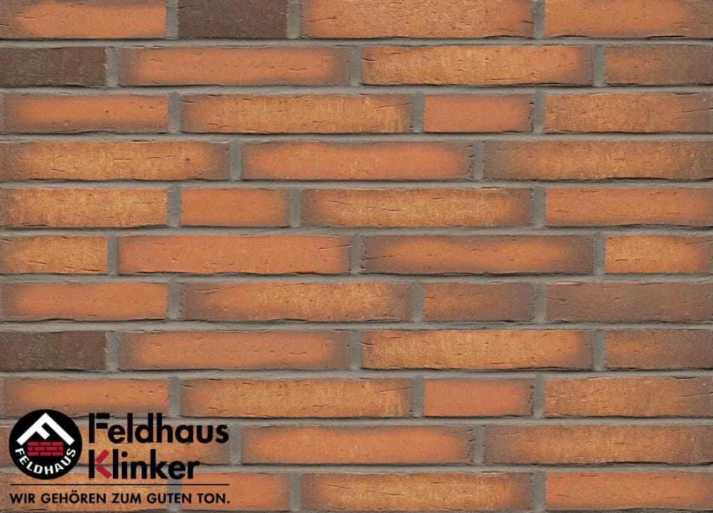 Плитка фасадная клинкерная Feldhaus Klinker R758NF14 vascu terracotta, 240*71*14 мм - Image 1
