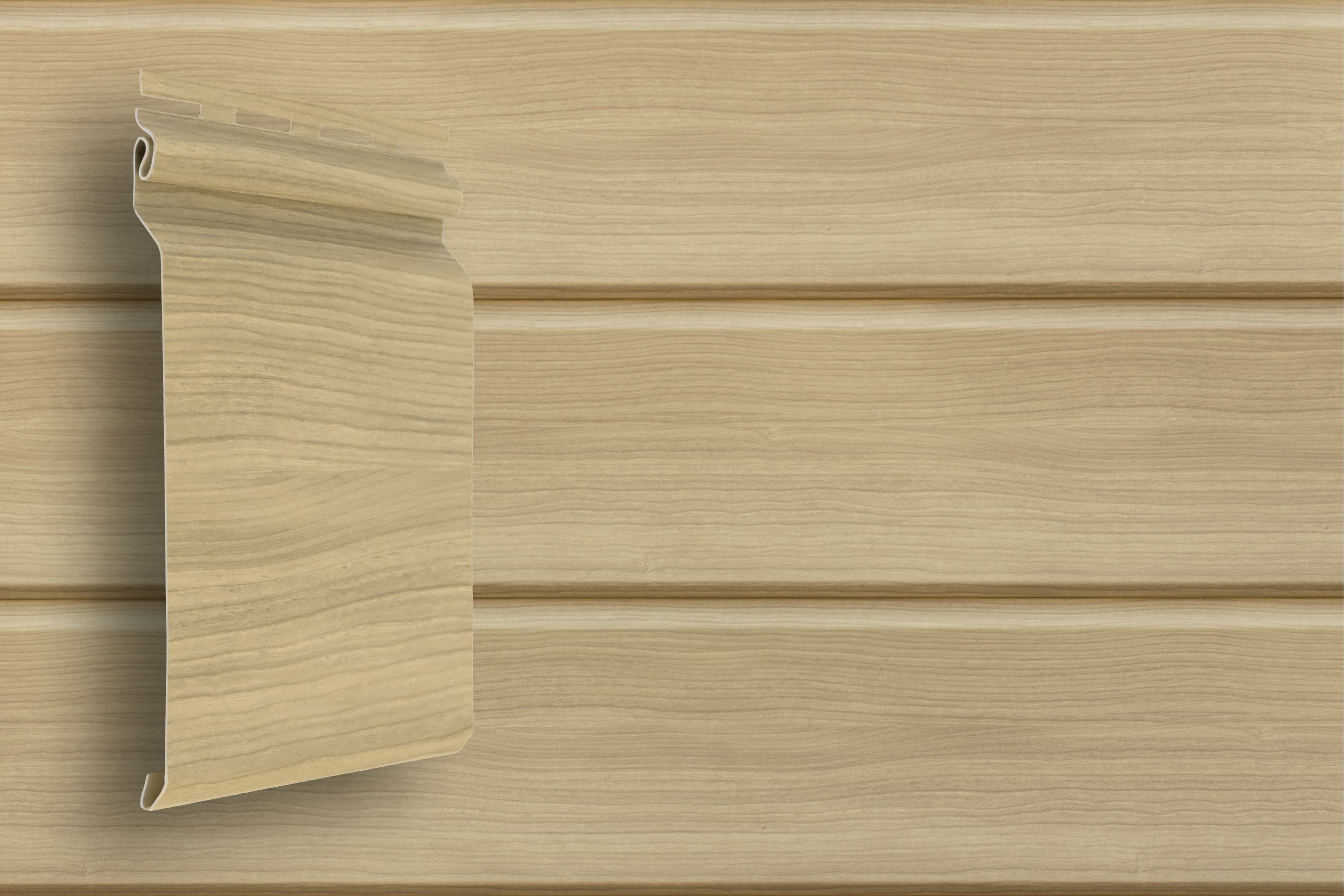 Сайдинг Natural-брус Grand Line Tundra ясень (3,0м) - Image 1