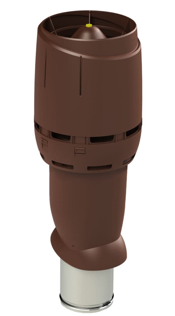 Выход вентиляционный изолированный с колпаком Vilpe FLOW 160P/IS/700, красный - Image 1
