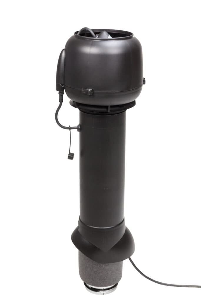 Вентилятор Vilpe E120P/Ø125/700, черный - Image 1