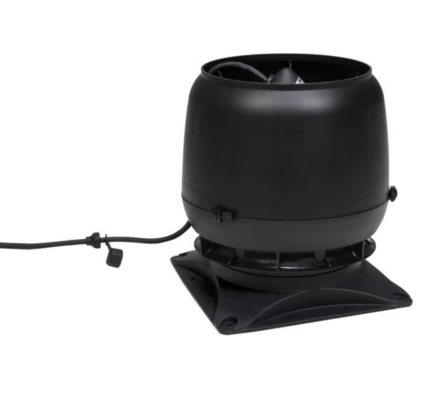 Вентилятор Vilpe E220S + основание 300*300, черный - Image 1