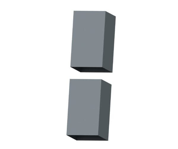 Кожух трубы телескопический Vilpe PIPPU MODULAR, серый - Image 1