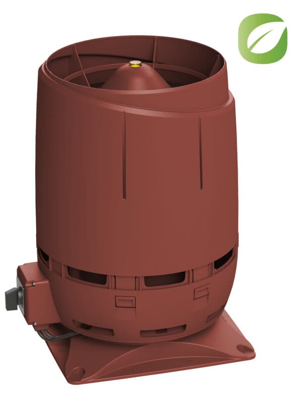 Вентилятор Vilpe FLOW ECo160S + основание 300*300, красный - Image 1