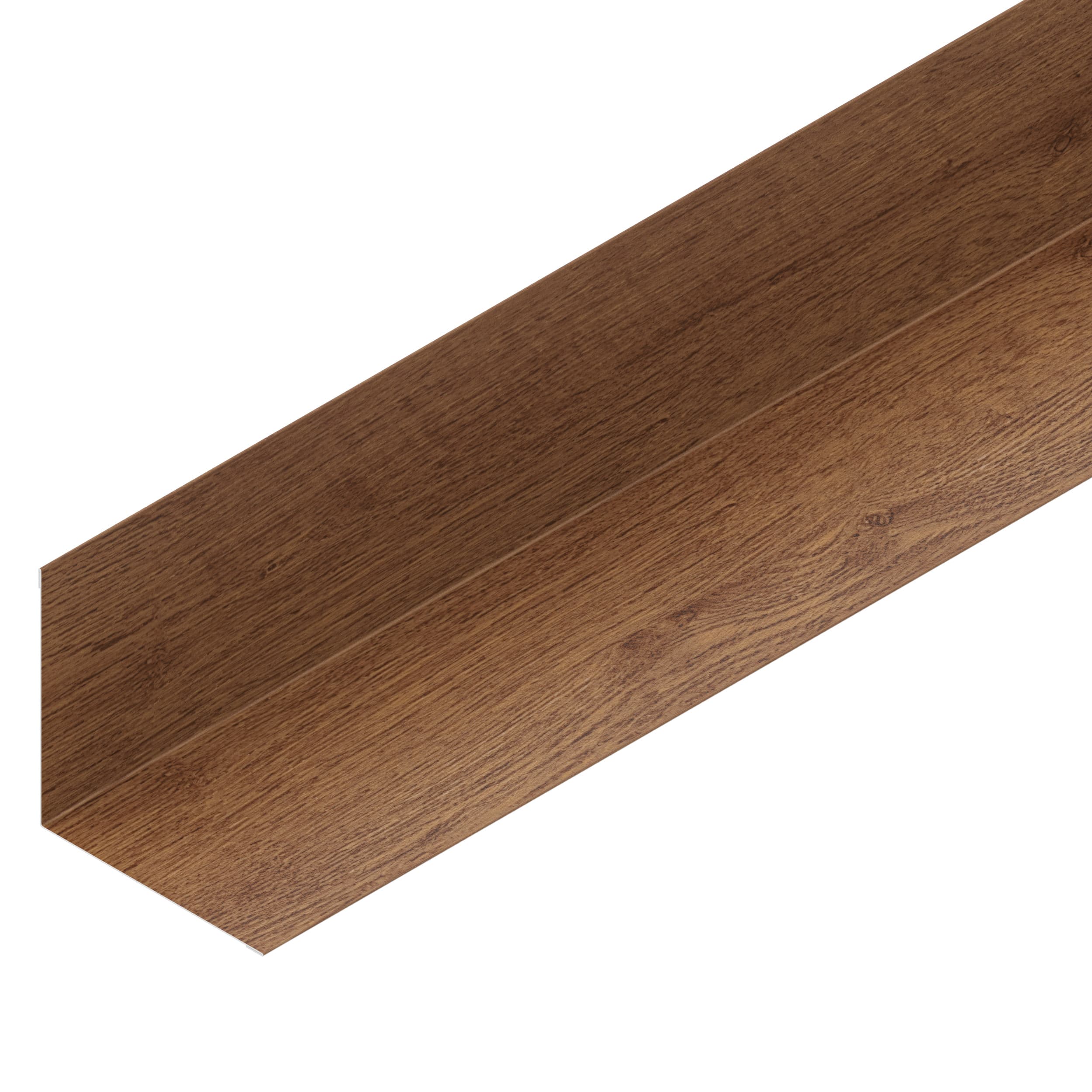 Планка угловая внутренняя 50*50 мм L=2 м AquaSystem Printech (AlZn120) 0,45 Норвежский тис - Image 1