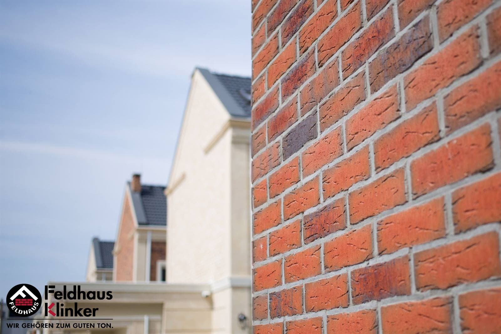 Плитка фасадная клинкерная Feldhaus Klinker R698NF14 sintra terracotta bario, 240*71*14 мм - Image 3