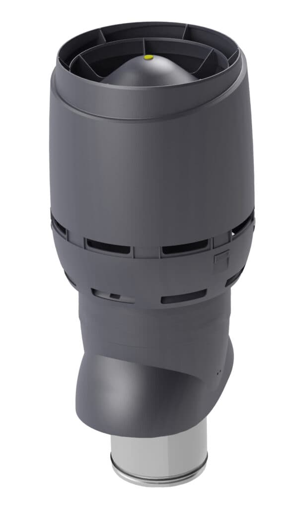 Выход вентиляционный изолированный с колпаком Vilpe FLOW XL 200P/IS/700, серый - Image 1