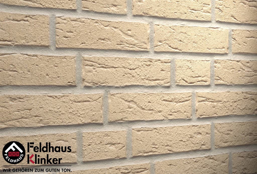 Плитка фасадная клинкерная Feldhaus Klinker R691NF14 sintra perla, 240*71*14 мм - Image 2