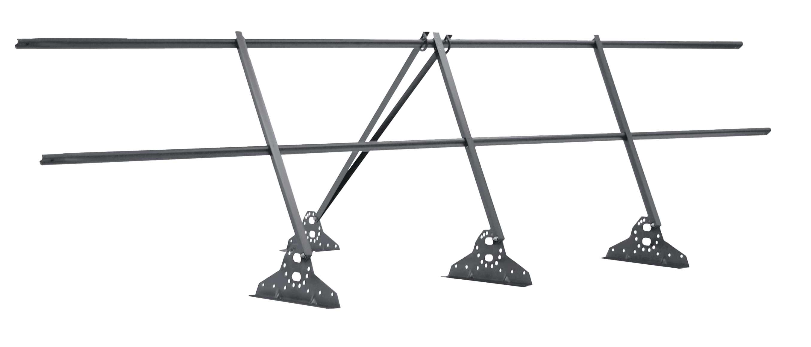 Ограждение кровельное на фальц Grand Line 0,9х3 RAL 7024 мокрый асфальт - Image 1