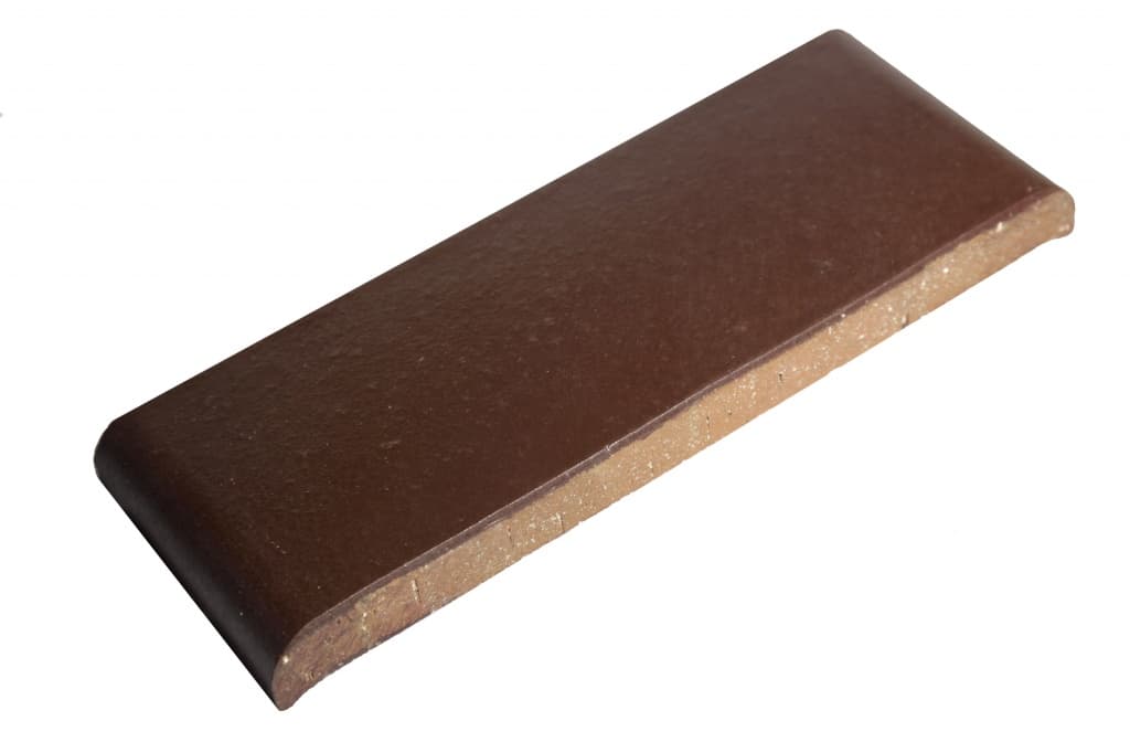 Плитка парапетная ZG Clinker KP30 вишневый ангоб 305*110*25 мм - Image 1