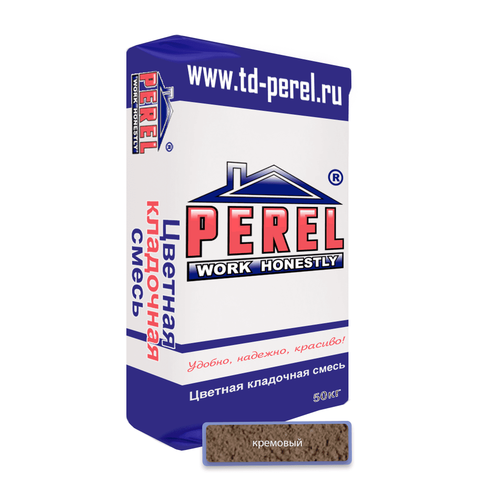 Раствор кладочный цветной Perel VL 5240 кремовый зимний, 50 кг - Image 1