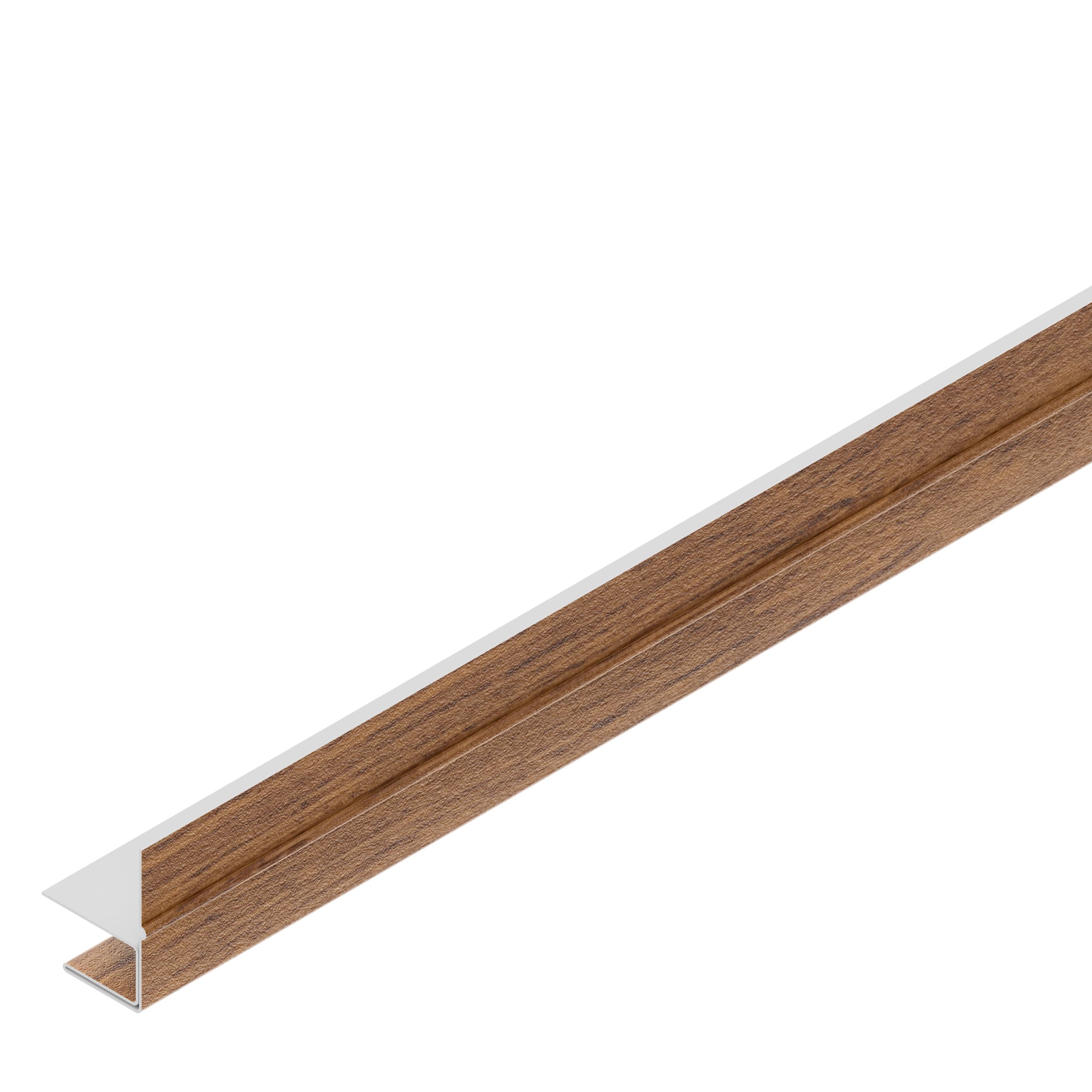 F-профиль L=2 м увеличенный AquaSystem Printech (AlZn120) 0,45 Норвежский тис - Image 1