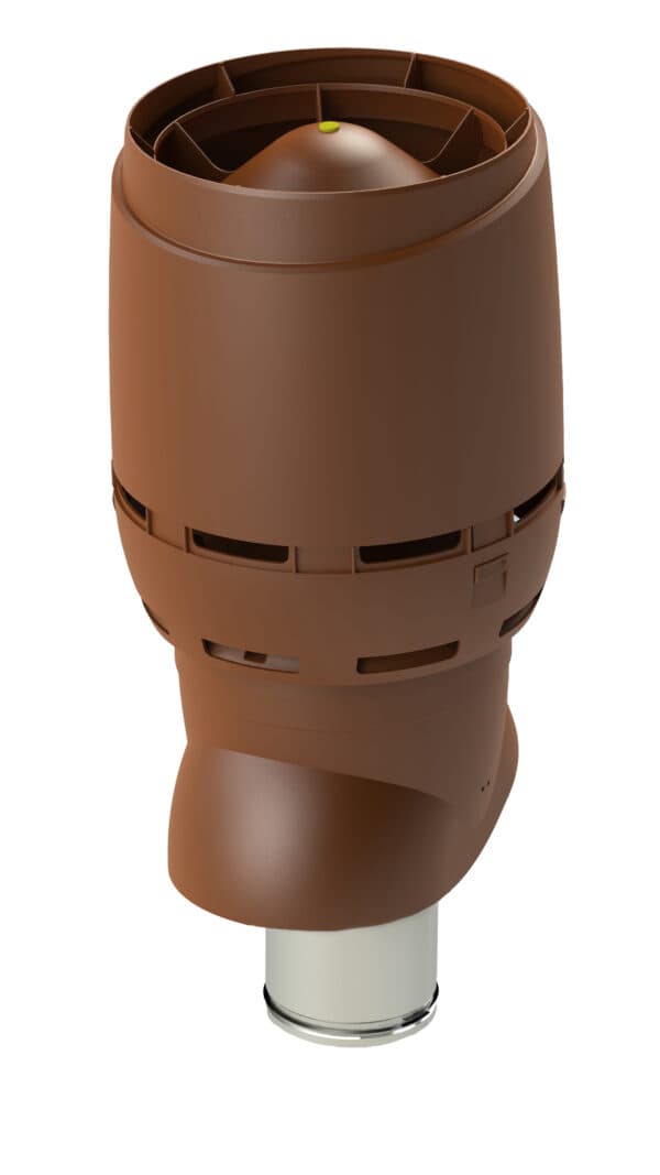 Выход вентиляционный изолированный с колпаком Vilpe FLOW XL 160P/IS/500, кирпичный - Image 1
