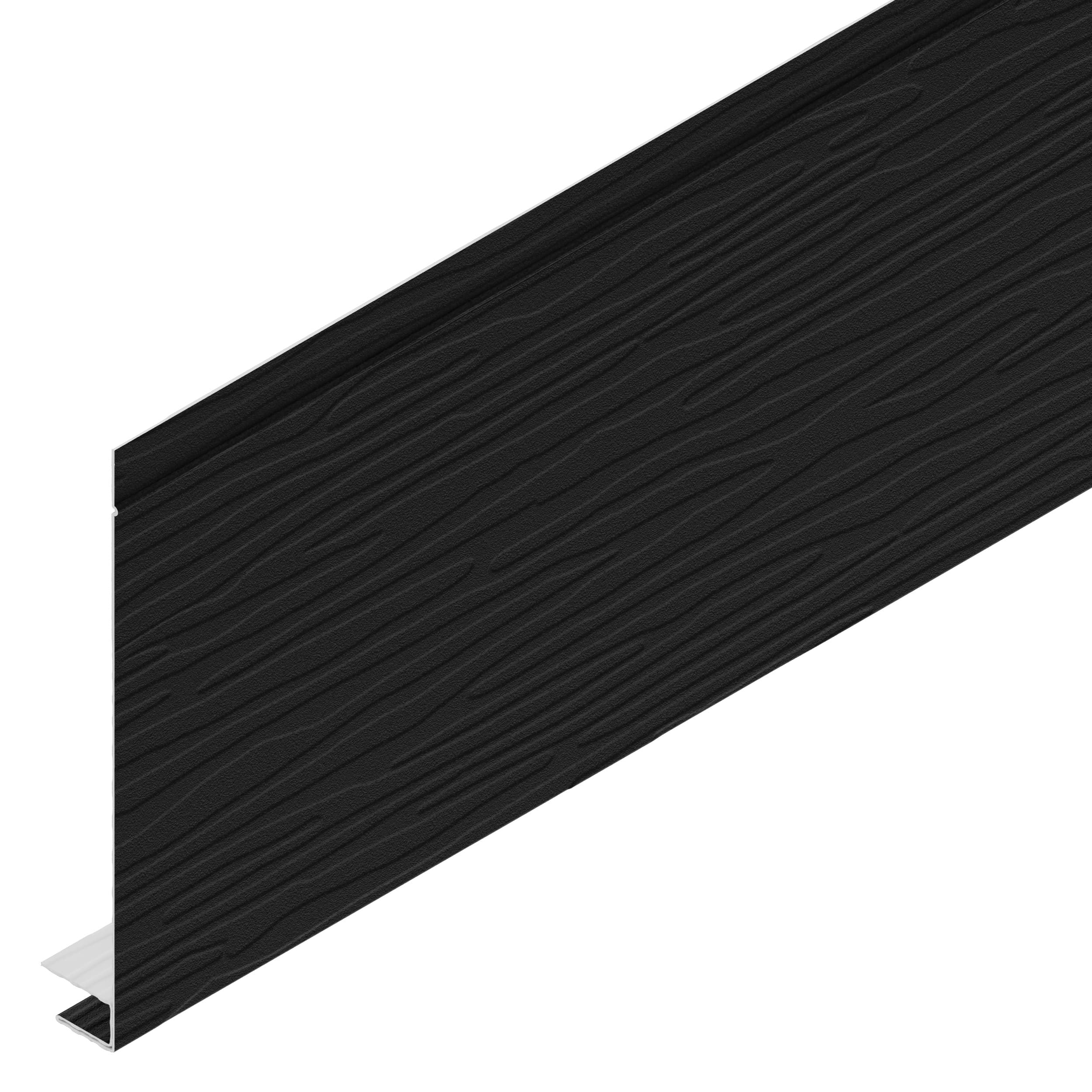 J-фаска 150 L=2 м увеличенная AquaSystem Rooftop Бархат черный матовый RAL 9005, фактурный - Image 1