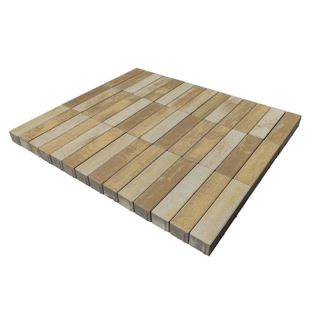 Плитка тротуарная Braer Ригель 2.0 Color Mix Саванна, h=60 мм - Image 1
