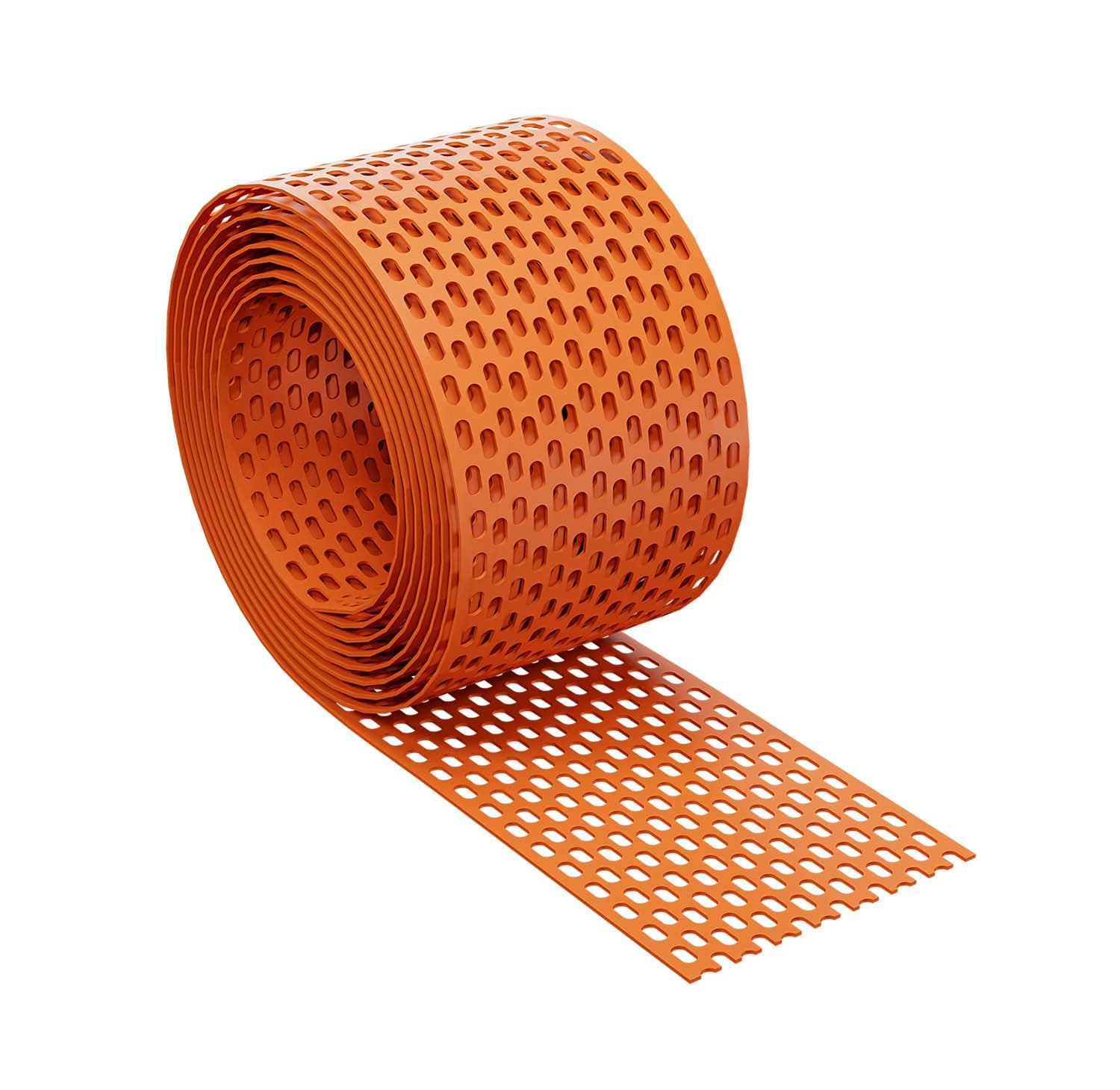 Сетка карнизная вентиляционная Eurovent EAVES GRATE кирпичный RAL 8004, 100 мм - Image 1