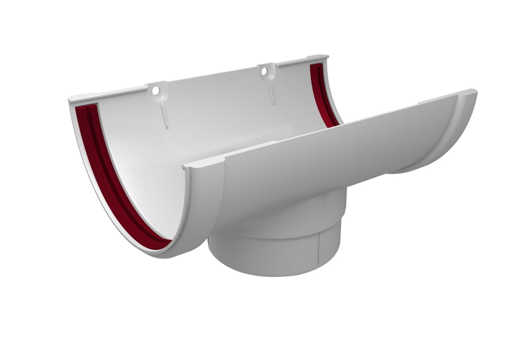 Воронка Классика 120 ПВХ Grand Line белая (RAL 9003) - Image 3