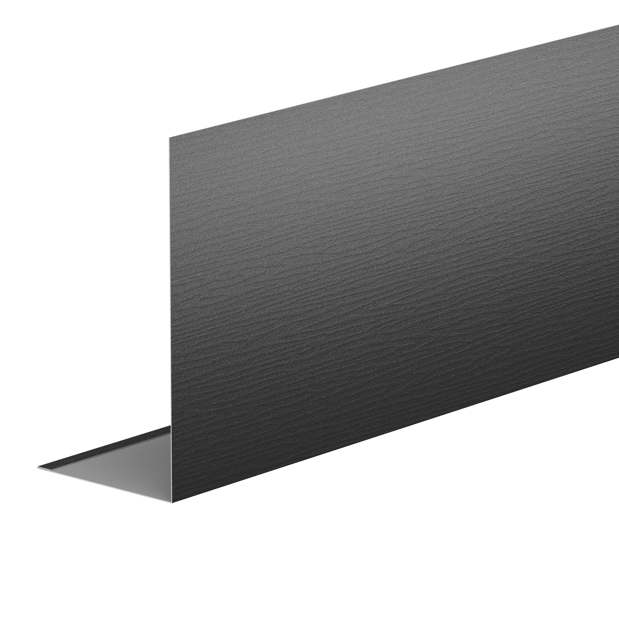 L-Профиль 100*200 мм L=2 м AquaSystem PU Matt (Zn275) 0,5 черный матовый RAL 9005, фактурный - Image 1
