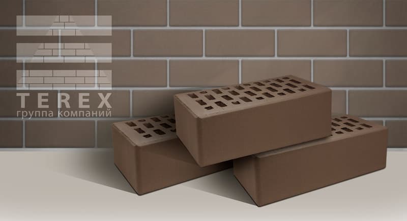 Кирпич керамический облицовочный пустотелый Terex Мокко гладкий 1,4НФ, 250*120*88 мм - Image 1