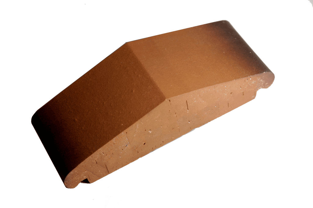 Профильный кирпич узкий ZG Clinker K25 Р каштановый ангоб тушевой 310*65*90 мм - Image 1
