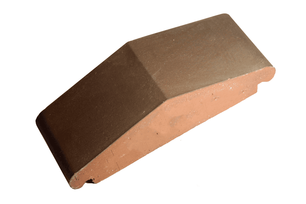 Профильный кирпич узкий ZG Clinker K25 Р коричневый ангоб 310*65*90 мм - Image 1