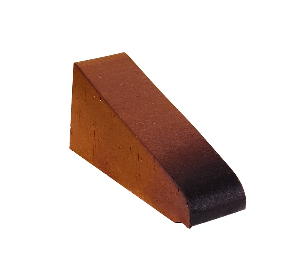Профильный кирпич дополняющий ZG Clinker К20 каштановый ангоб тушевой 210*65*100 мм - Image 1