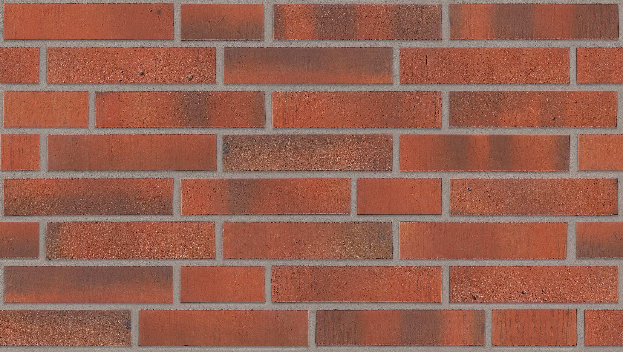 Плитка фасадная клинкерная Stroeher Wasserbrand 674 lavarot глазурованная, 240*52*12 мм - Image 1