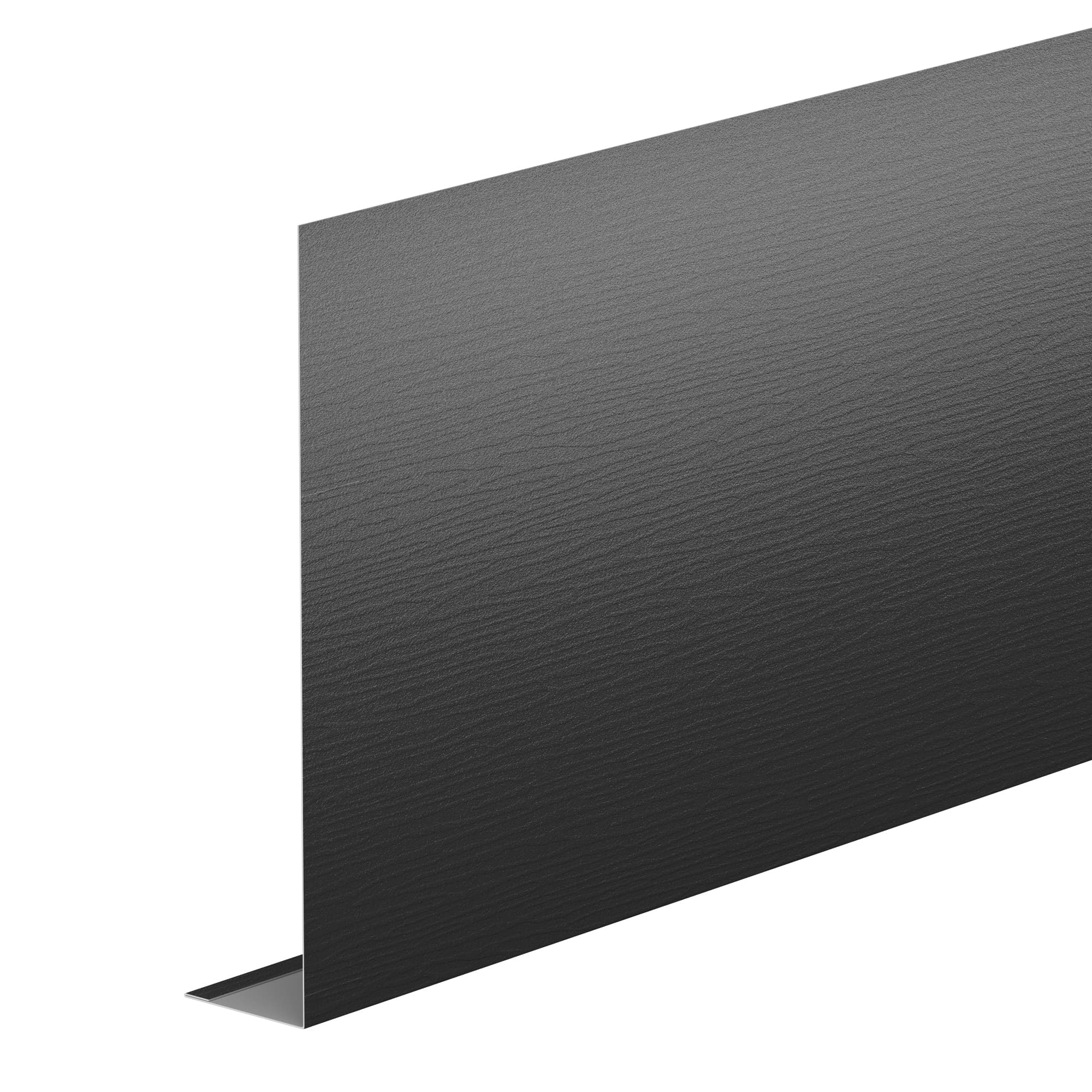 L-Профиль 50*250 мм L=2 м AquaSystem Rooftop Бархат черный матовый RAL 9005, фактурный - Image 1