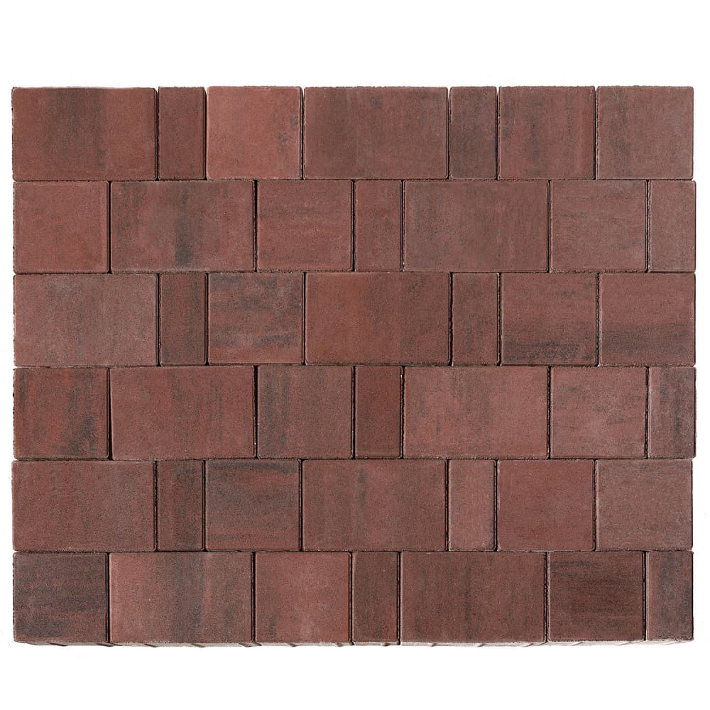 Плитка тротуарная Braer Старый город "Ландхаус" Color Mix Закат, h=60 мм - Image 3