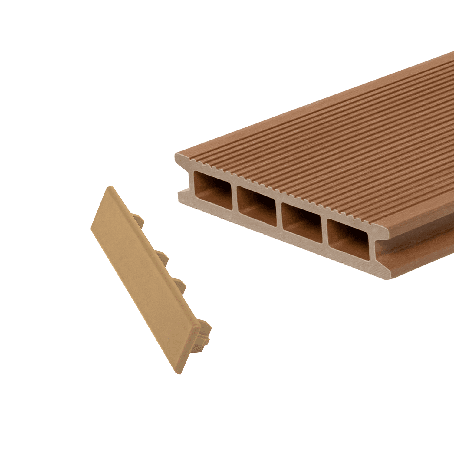Заглушка торцевая GRINDERDECO Бежевый, 150*25 мм (10 шт/упак) - Image 1