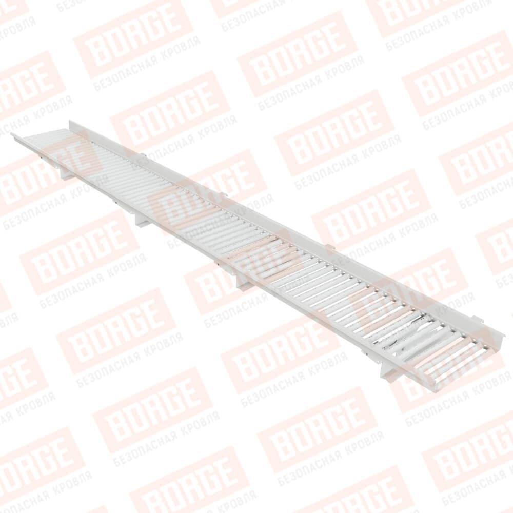 Мостик переходной для черепичной кровли L=3 м Borge сигнально-белый RAL 9003 - Image 1