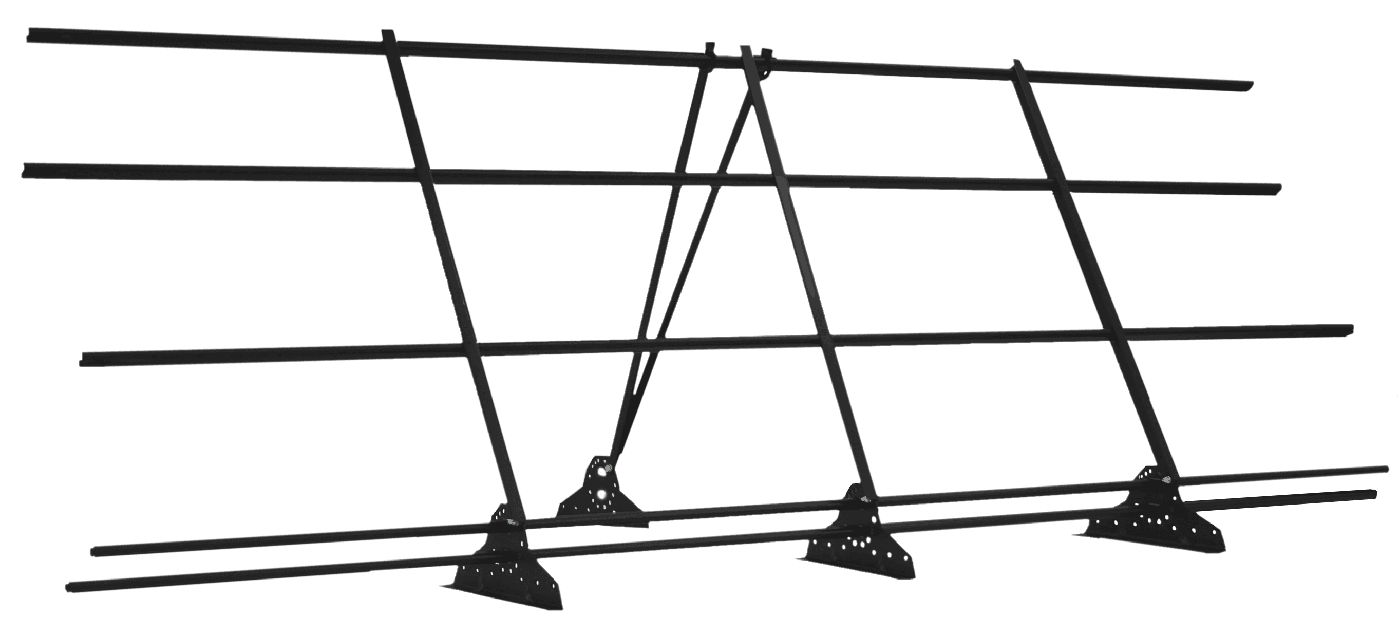 Ограждение кровельное со снегозадержателем на фальц Grand Line 1,2х3м RAL 9005 - Image 1