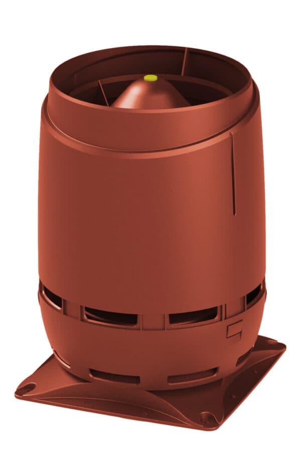 Выход вентиляционный Vilpe FLOW 160S + основание 300*300, красный - Image 1