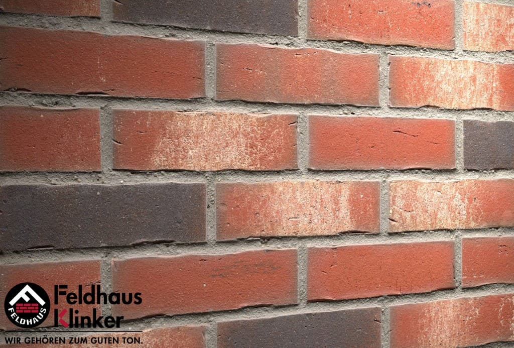 Плитка фасадная клинкерная Feldhaus Klinker R750NF14 vascu ardor rotado, 240*71*14 мм - Image 2