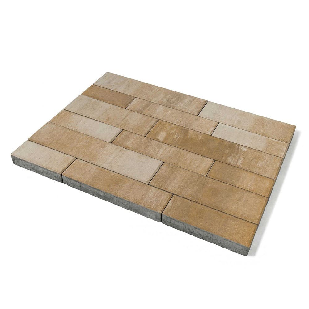 Плитка тротуарная Braer Домино Color Mix Плато, h=60 мм - Image 1