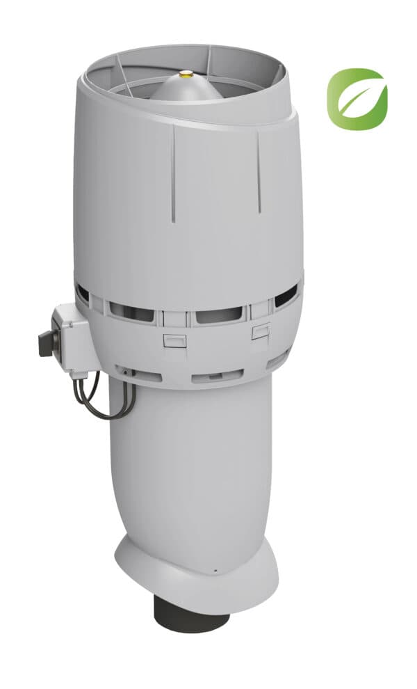 Вентилятор крышный Vilpe FLOW ECo110Р/700, светло-серый - Image 1