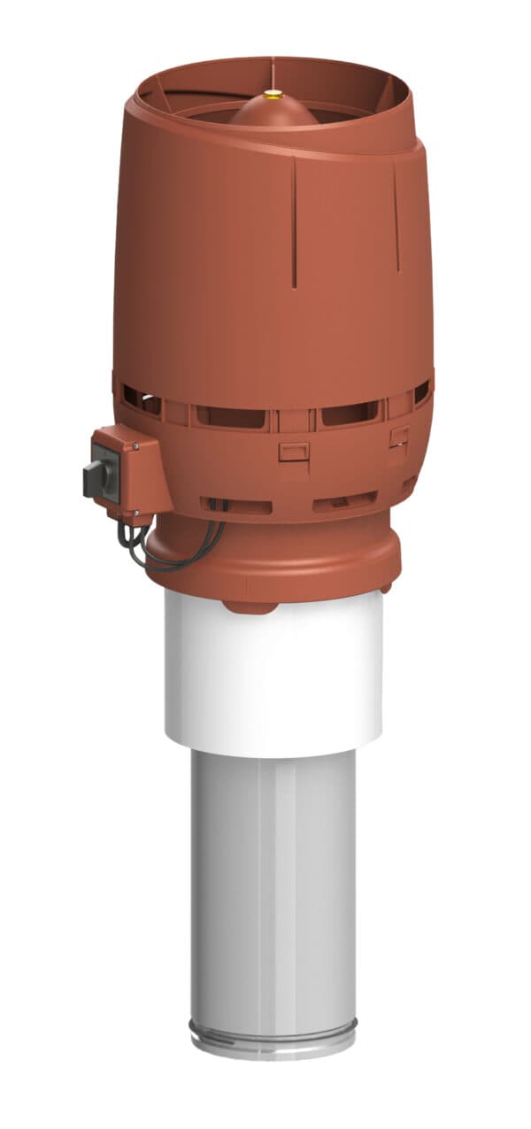 Вентилятор крышный Vilpe FLOW ECo160C/400, кирпичный - Image 1