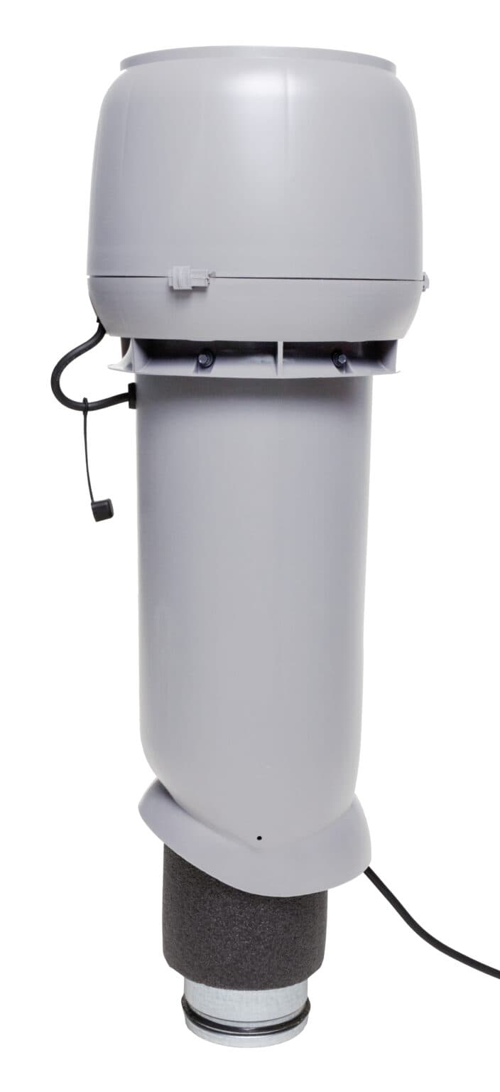 Вентилятор с шумопоглотителем Vilpe E190P/Ø125/700, светло-серый - Image 1