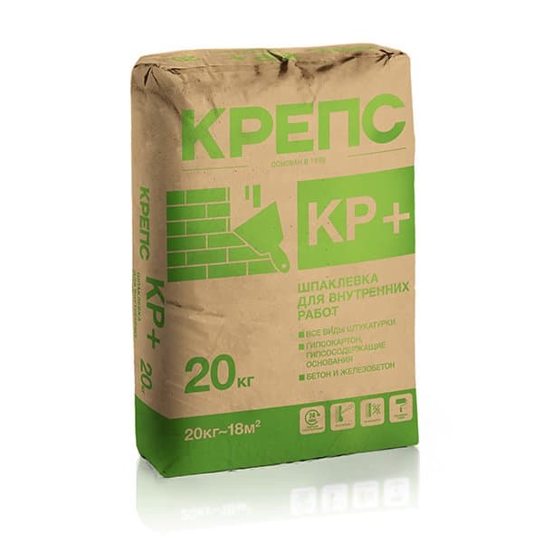 Шпаклевка финишная полимерная КРЕПС КР Плюс, 20 кг - Image 1