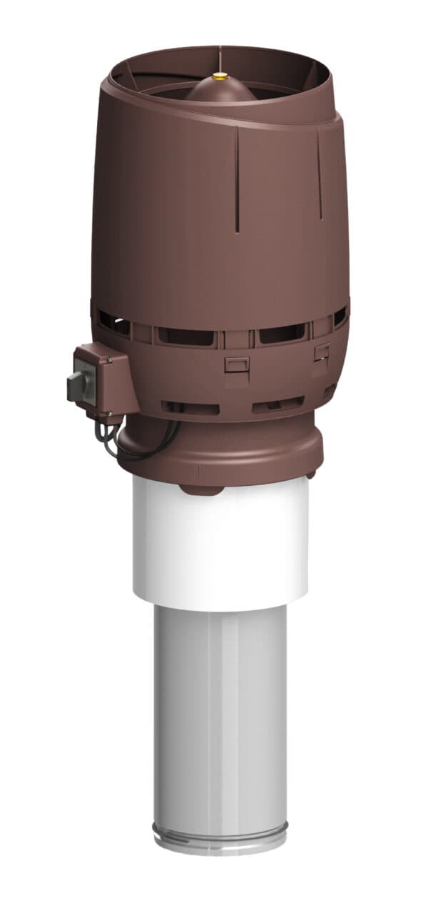 Вентилятор крышный Vilpe FLOW ECo160C/400, коричневый - Image 1