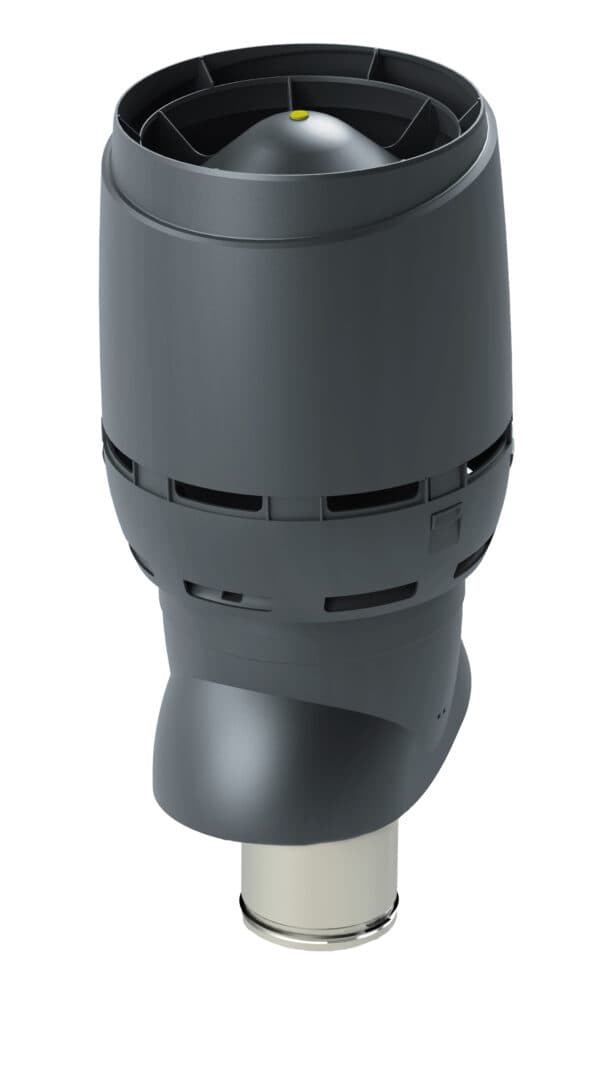 Выход вентиляционный изолированный с колпаком Vilpe FLOW XL 160P/IS/500, серый - Image 1