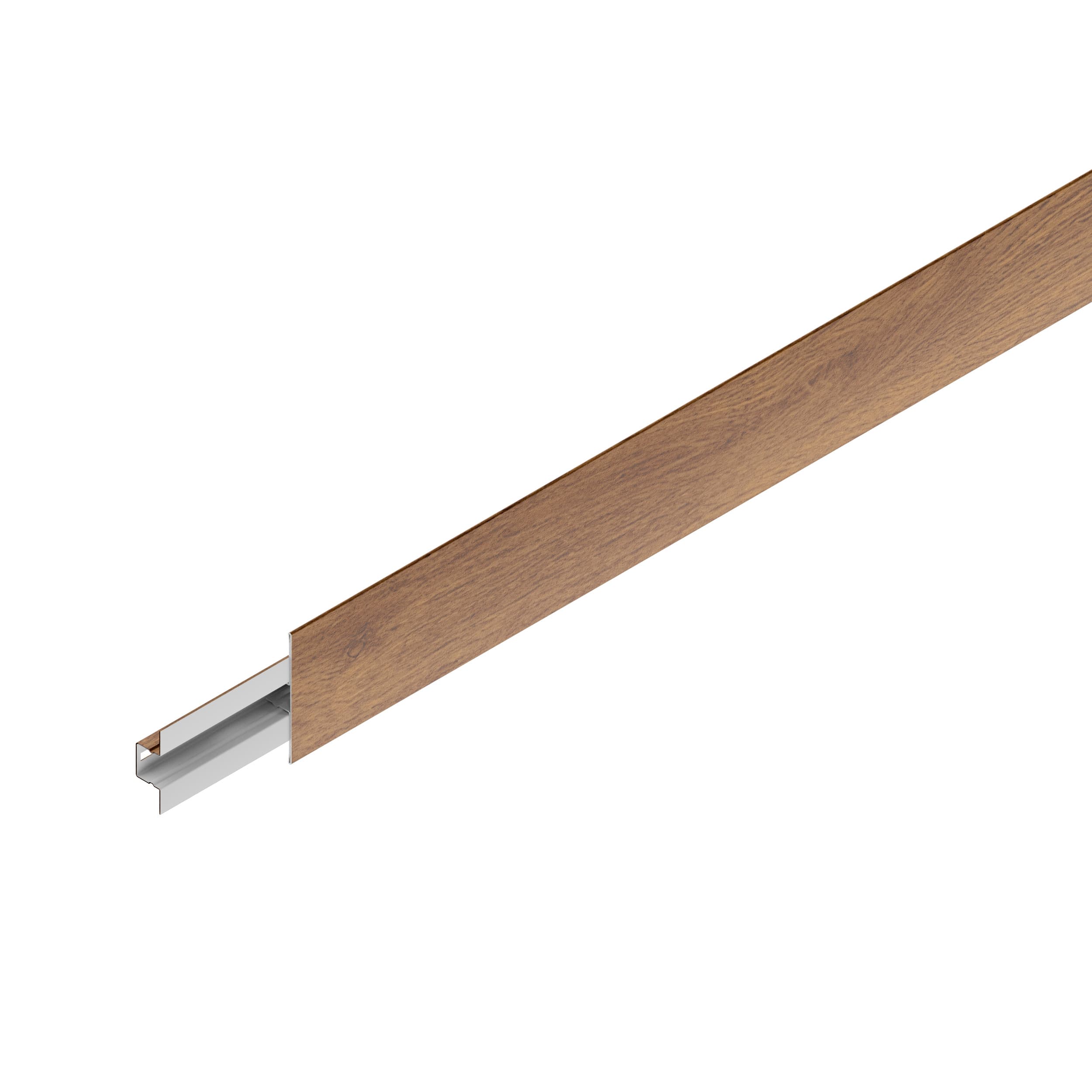 T-профиль стыковочный 50 (комплект) L=3 м AquaSystem Printech (AlZn120) 0,45 Норвежский тис - Image 1