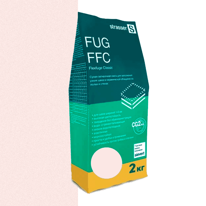Смесь затирочная strasser FUG FFC 13 жасминовый, 2 кг - Image 1