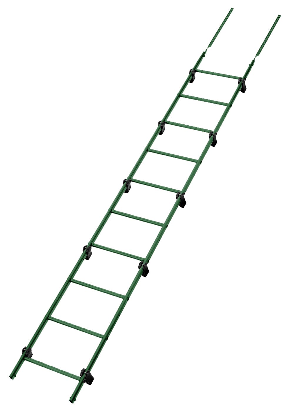 Лестница кровельная Grand Line RAL 6002 2,76м - View 1
