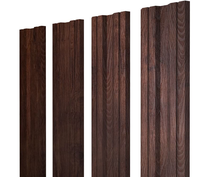 Штакетник Twin с прямым резом 0,45 Print Premium Cherry Wood Fresh - Image 1